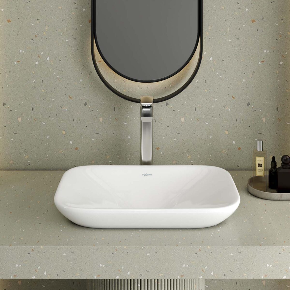 Chậu lavabo đặt bàn VIGLACERA V28 - Ảnh 5
