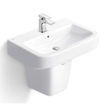 Chậu lavabo treo tường VIGLACERA CD50 V50 kèm chân lửng