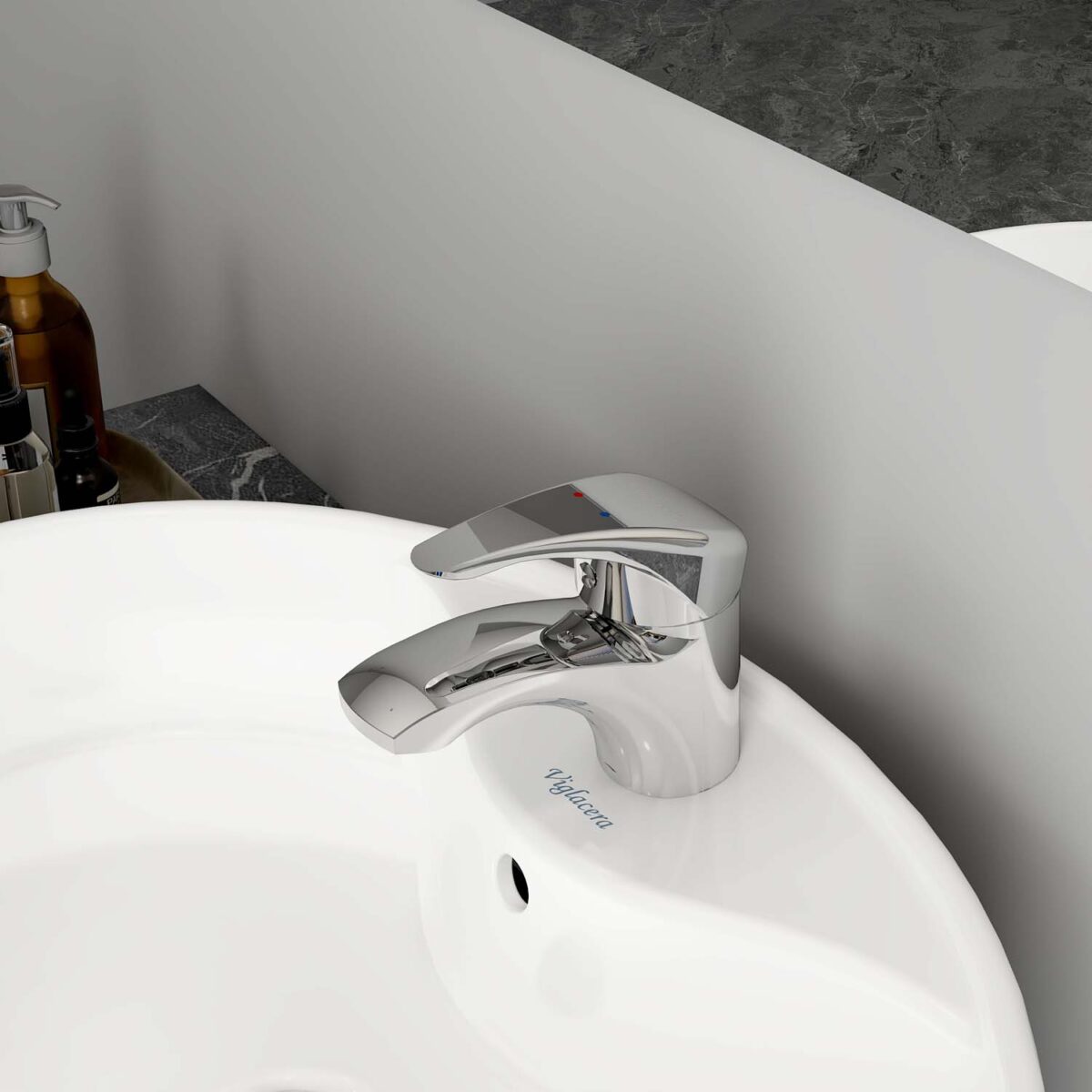 Vòi lavabo VIGLACERA VG104 VSD104 nóng lạnh - Ảnh 6