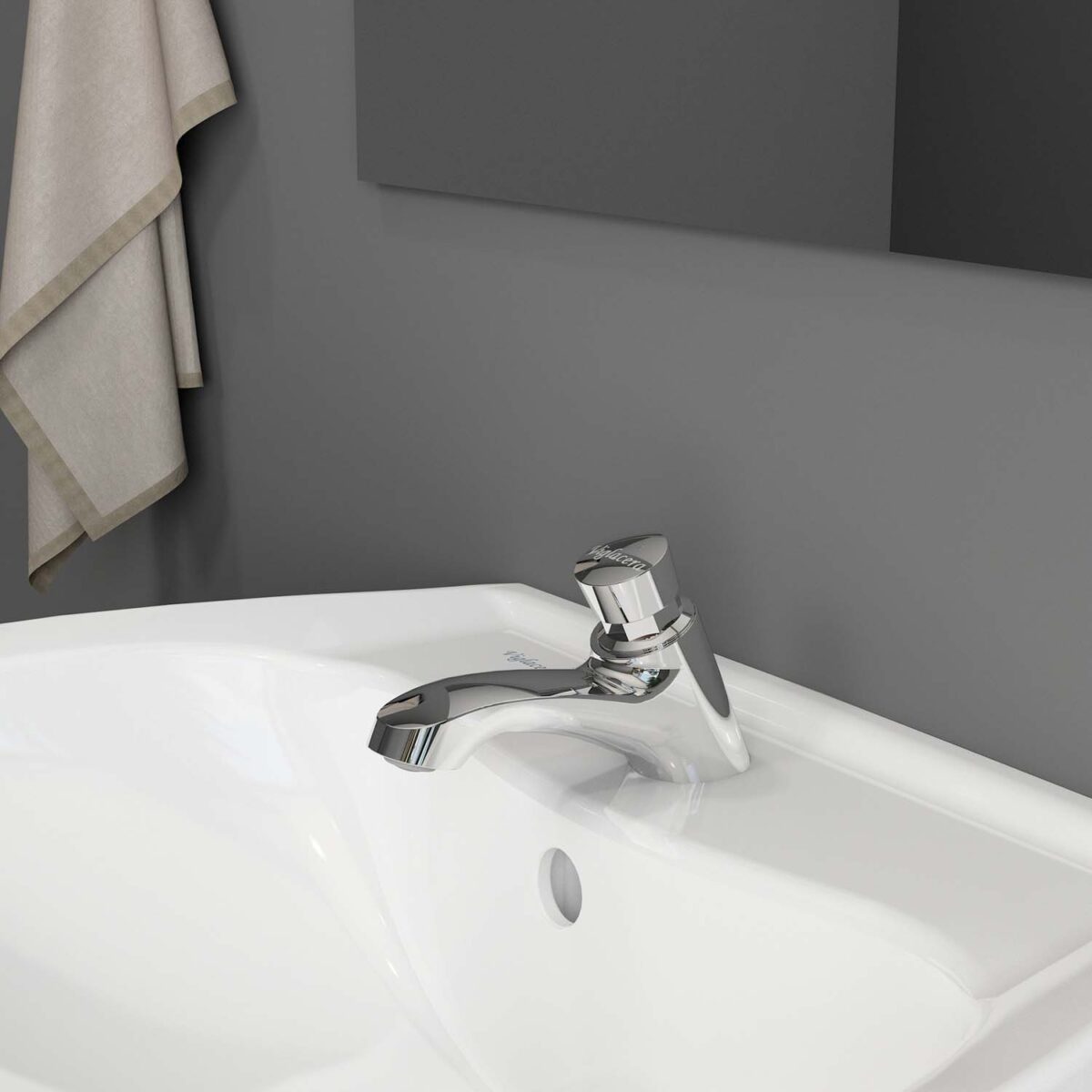 Vòi lavabo VIGLACERA VG109 bán tự động nước lạnh - Ảnh 5