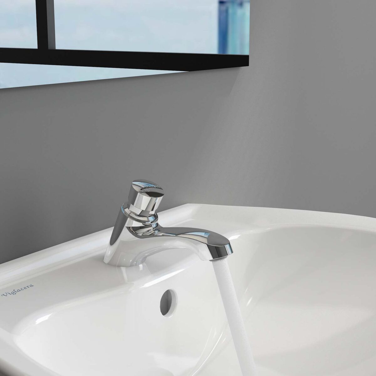 Vòi lavabo VIGLACERA VG109 bán tự động nước lạnh - Ảnh 6
