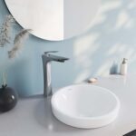 Vòi lavabo VIGLACERA VG142.1 cổ cao nóng lạnh - Ảnh 5