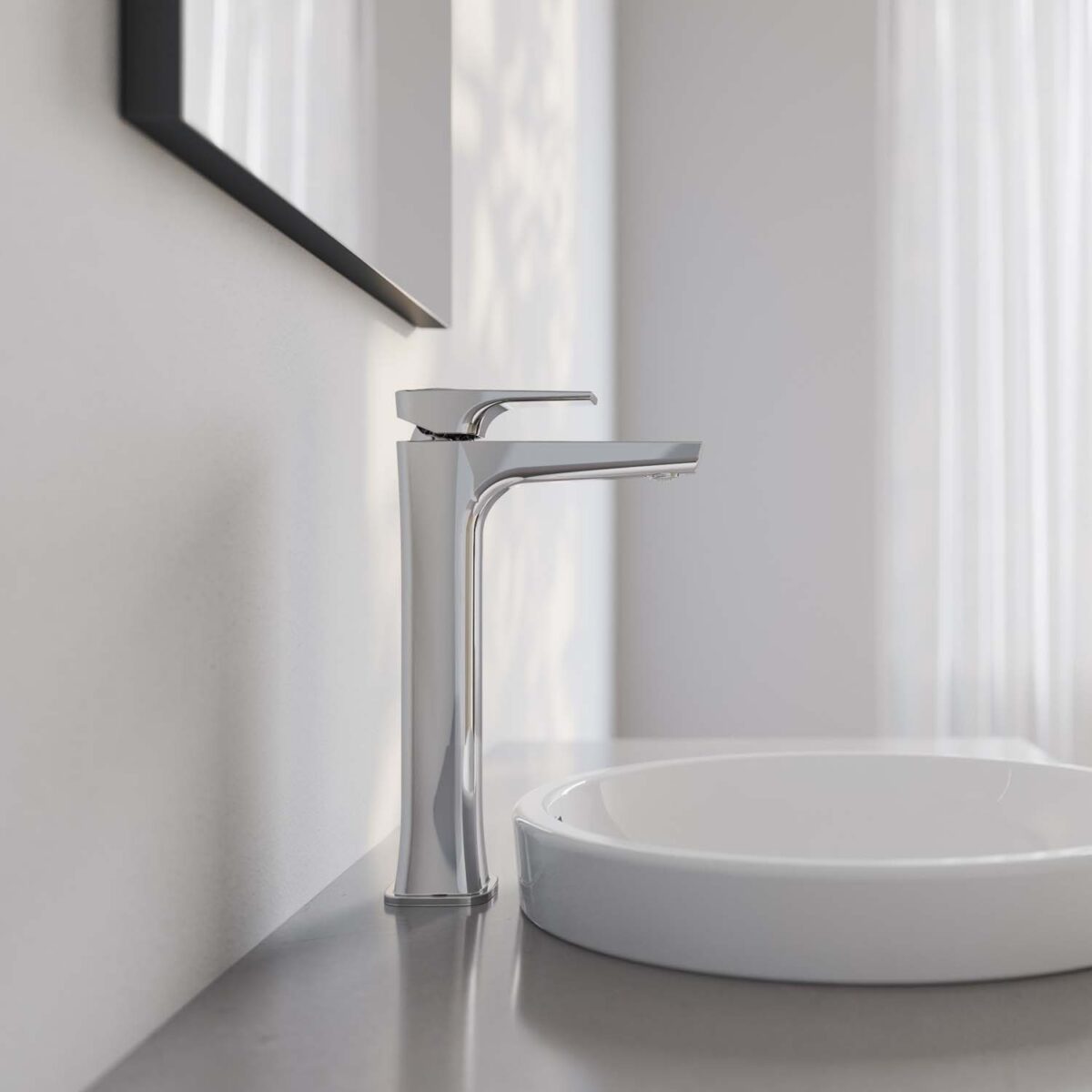 Vòi lavabo VIGLACERA VG143.1 cổ cao nóng lạnh - Ảnh 10