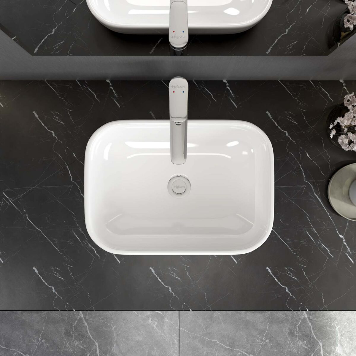 Chậu lavabo đặt bàn VIGLACERA V25 - Ảnh 6