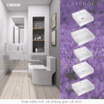 Chậu lavabo đặt bàn CAESAR LF5257 - Ảnh 19