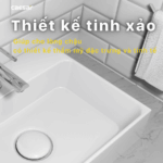 Chậu lavabo đặt bàn CAESAR LF5259 - Ảnh 17