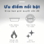 Chậu lavabo đặt bàn CAESAR LF5255 - Ảnh 10