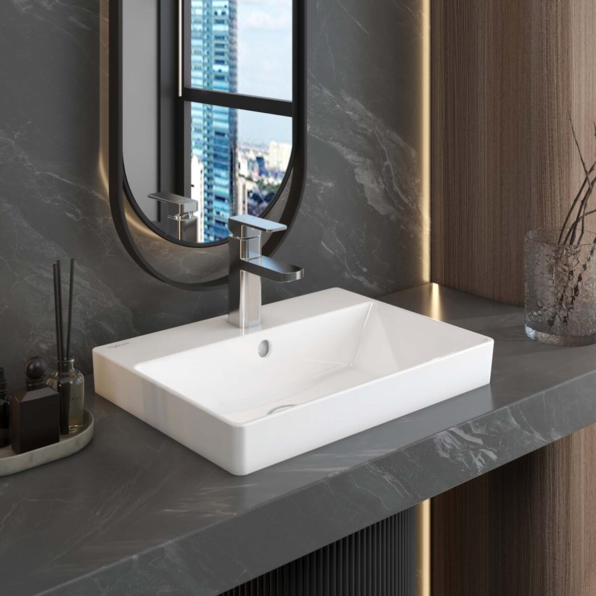 Chậu lavabo đặt bàn VIGLACERA V29 - Ảnh 5