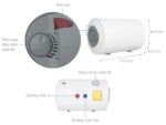 Bình nóng lạnh Ferroli AQUA STORE E SEH 80L lít ngang - Ảnh 2