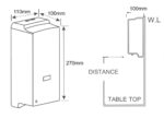 Hộp đựng xà phòng AMERICAN STANDARD WF-8006 cảm ứng dùng pin - Ảnh 2