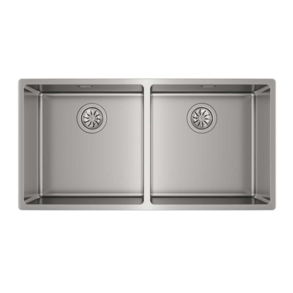 Chậu rửa bát inox TEKA BE LINEA R15 2B 860 115030006 âm bàn 2 hố