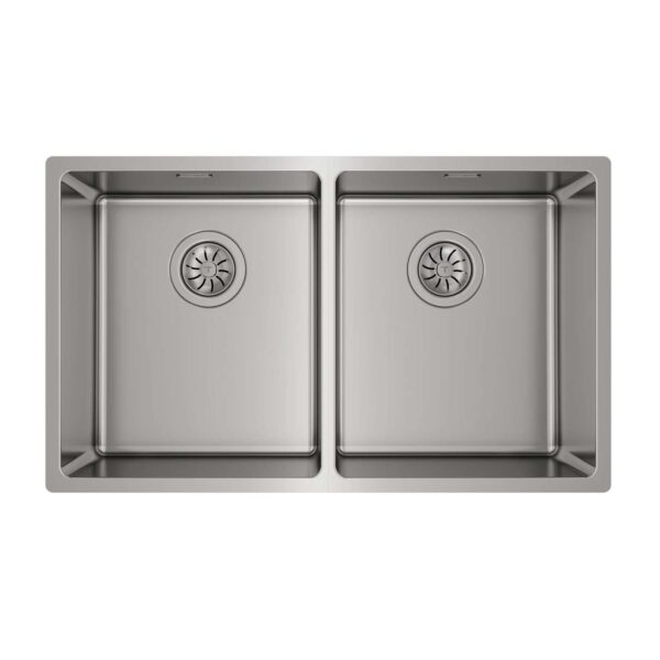 Chậu rửa bát inox TEKA BE LINEA RS15 2B 740 115030007 âm bàn 2 hố