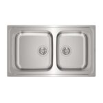 Chậu rửa bát inox TEKA CLASSIC 2B 86 10119021 860.500.2B dương bàn 2 hố