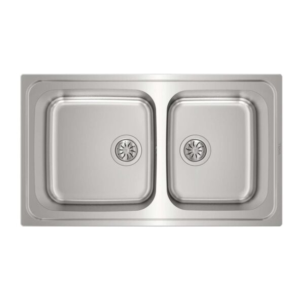 Chậu rửa bát inox TEKA CLASSIC 2B 86 10119021 860.500.2B dương bàn 2 hố