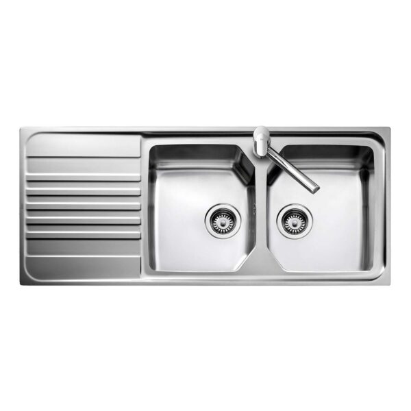 Chậu rửa bát inox TEKA PREMIUM 2B 1D 12128011 dương bàn 2 hố 1 bàn