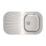 Chậu rửa bát inox TEKA STYLO 1B 1D 10107018 dương bàn 1 hố