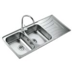 Chậu rửa bát inox TEKA UNIVERSO 2B 1D 10120012 dương bàn 2 hố - Ảnh 3