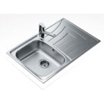 Chậu rửa bát inox TEKA UNIVERSO 79 1B 1D 10120087 dương bàn 1 hố 1 bàn - Ảnh 3