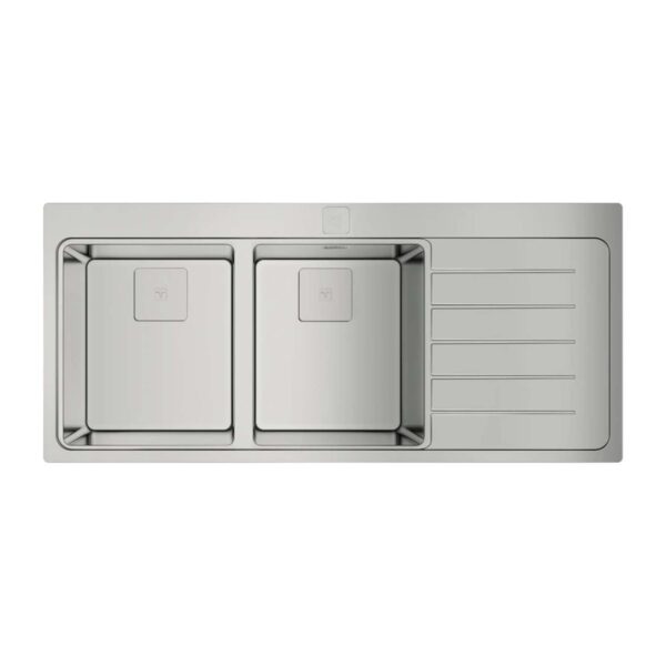 Chậu rửa bát inox TEKA ZENIT R15 2B 1D 13139009 dương bàn 2 hố