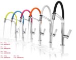 Vòi rửa bát TEKA FORMENTERA 997 Black Blue Orange Pink Yellow nóng lạnh rút dây - Ảnh 3