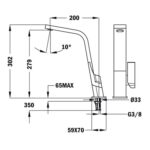 Vòi rửa bát TEKA IC 915 BLACK 33915020N nóng lạnh - Ảnh 2