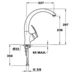 Vòi rửa bát TEKA MC 10 PLUS 97911502 nóng lạnh - Ảnh 2