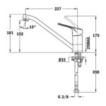 Vòi rửa bát TEKA MTP 913 469130210 nóng lạnh - Ảnh 2