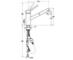 Vòi rửa bát TEKA VTK 978 249780210 nóng lạnh rút dây - Ảnh 2