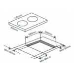 Bếp từ đôi ARBER AB667 - Ảnh 2