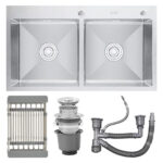 Chậu rửa bát inox Sevilla SV-8245C dương bàn 2 hố - Ảnh 2