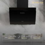 Máy hút mùi MALLOCA MC7086HS 70cm kính vát - Ảnh 6