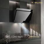 Máy hút mùi MALLOCA MC7086HS 70cm kính vát - Ảnh 7