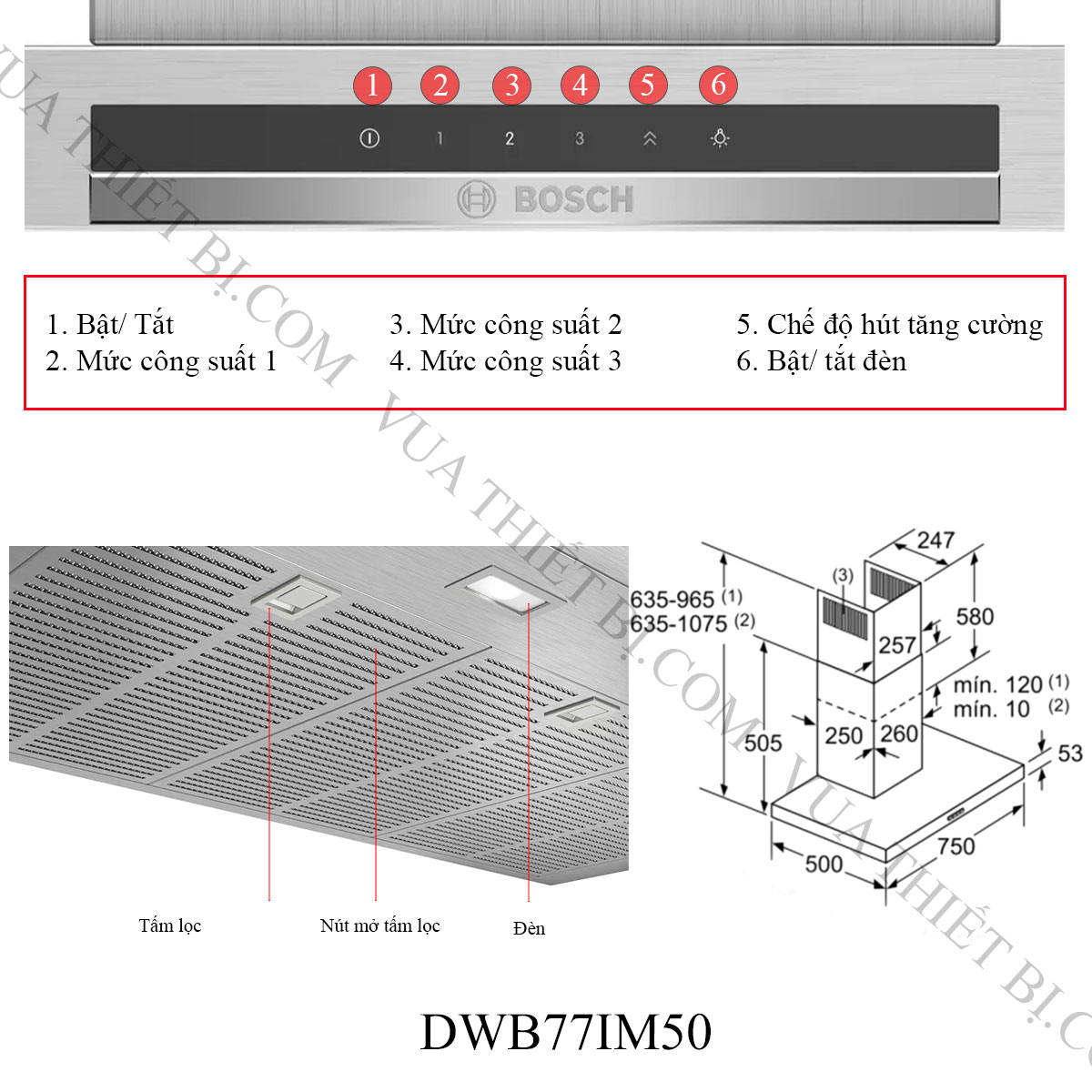 Máy hút mùi BOSCH DWB77IM50 75cm serie 4 chữ T 1 Thông-tin-máy-hút-mùi-Bosch-DWB77IM50-Serie-4