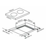 Bếp điện từ đôi ARBER ABI339 - Ảnh 2