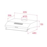 Máy hút mùi TEKA CH 1070 BT 113130000 70cm cổ điển - Ảnh 2