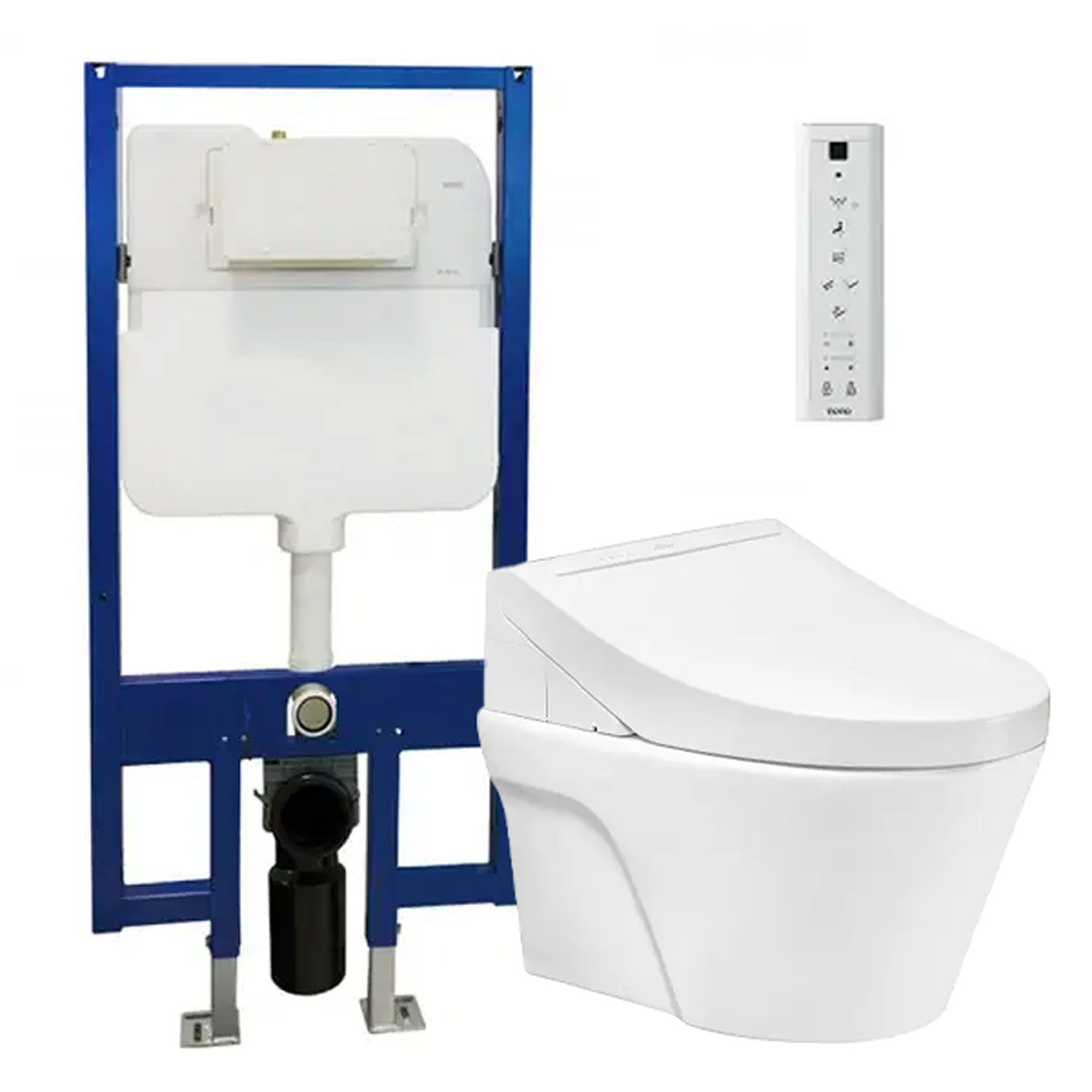 Bồn cầu thông minh TOTO CW822RA WH172A TCF24410AAA MB170P#SS nắp rửa điện tử