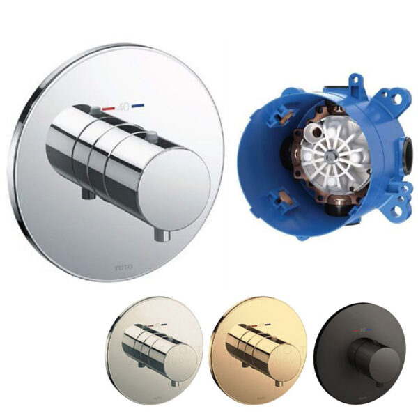 Van điều chỉnh nhiệt độ TOTO TBV01406B TBN01001B sen âm tường