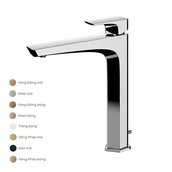 Vòi lavabo TOTO TLG07305V cổ cao nóng lạnh GE