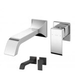 Vòi lavabo TOTO TLG08308BA 2 lỗ âm tường nóng lạnh GC