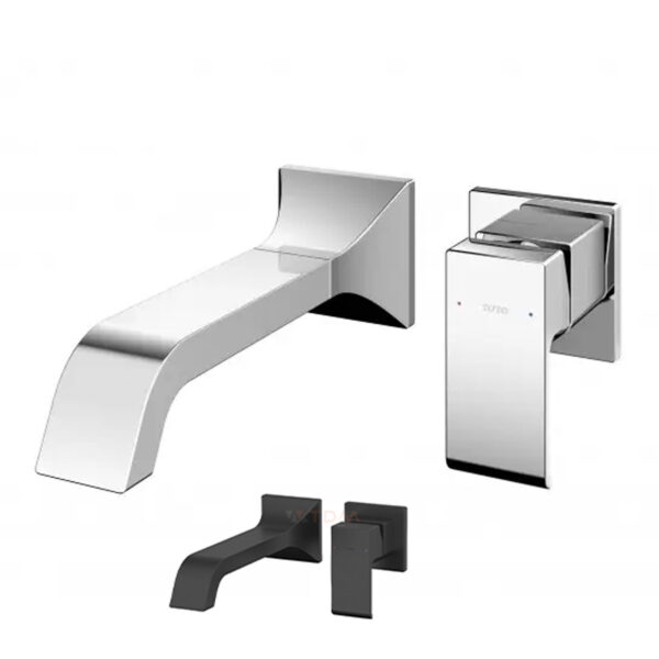 Vòi lavabo TOTO TLG08308BA 2 lỗ âm tường nóng lạnh GC