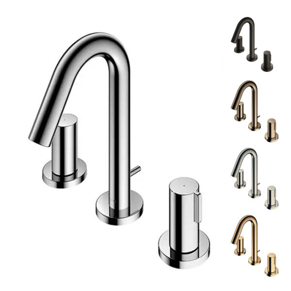 Vòi lavabo TOTO TLG11201B nóng lạnh 3 lỗ GF