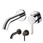 Vòi lavabo TOTO TLG11307BA 2 lỗ âm tường nóng lạnh GF