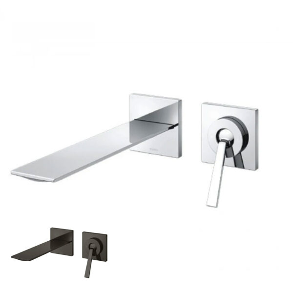 Vòi lavabo TOTO TLP02310BA 2 lỗ âm tường nóng lạnh ZL