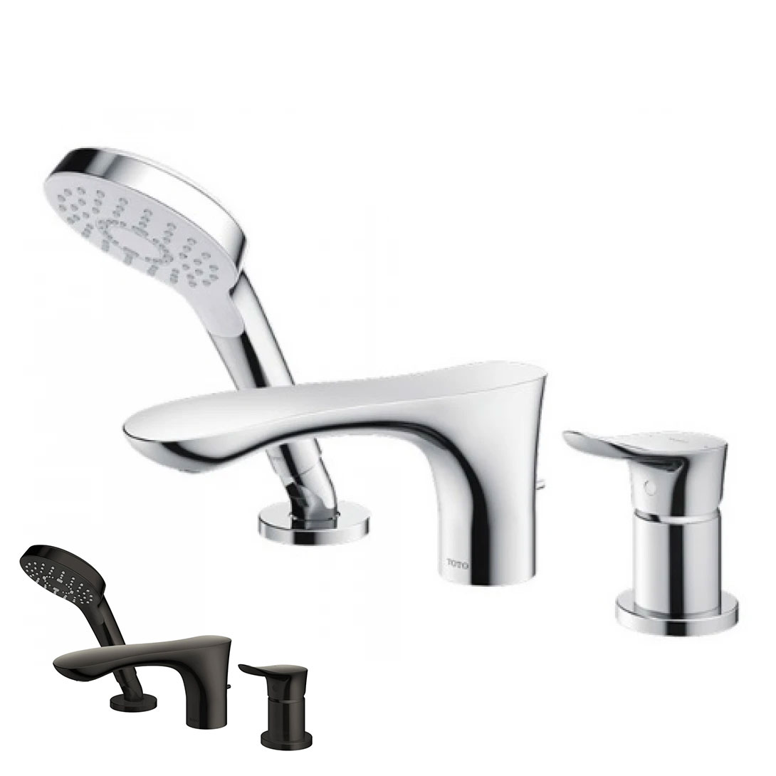 Vòi sen bồn tắm TOTO TBG01305BB gắn bồn 3 lỗ GO nóng lạnh