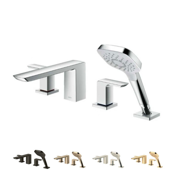 Vòi sen bồn tắm TOTO TBG02202BB gắn bồn 4 lỗ GR nóng lạnh