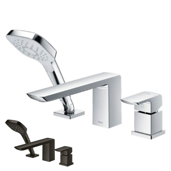 Vòi sen bồn tắm TOTO TBG02305BB gắn bồn 3 lỗ GR nóng lạnh
