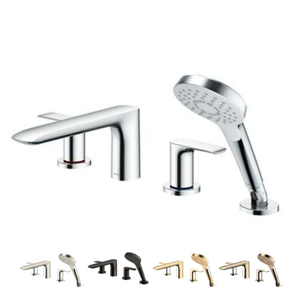 Vòi sen bồn tắm TOTO TBG04202BB gắn bồn 4 lỗ GA nóng lạnh