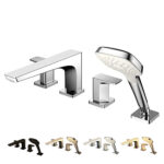 Vòi sen bồn tắm TOTO TBG07202A gắn bồn 4 lỗ GE nóng lạnh