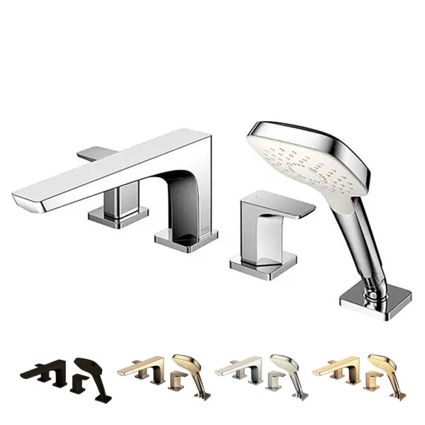 Vòi sen bồn tắm TOTO TBG07202A gắn bồn 4 lỗ GE nóng lạnh