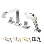 Vòi sen bồn tắm TOTO TBG08202A gắn bồn 4 lỗ GC nóng lạnh